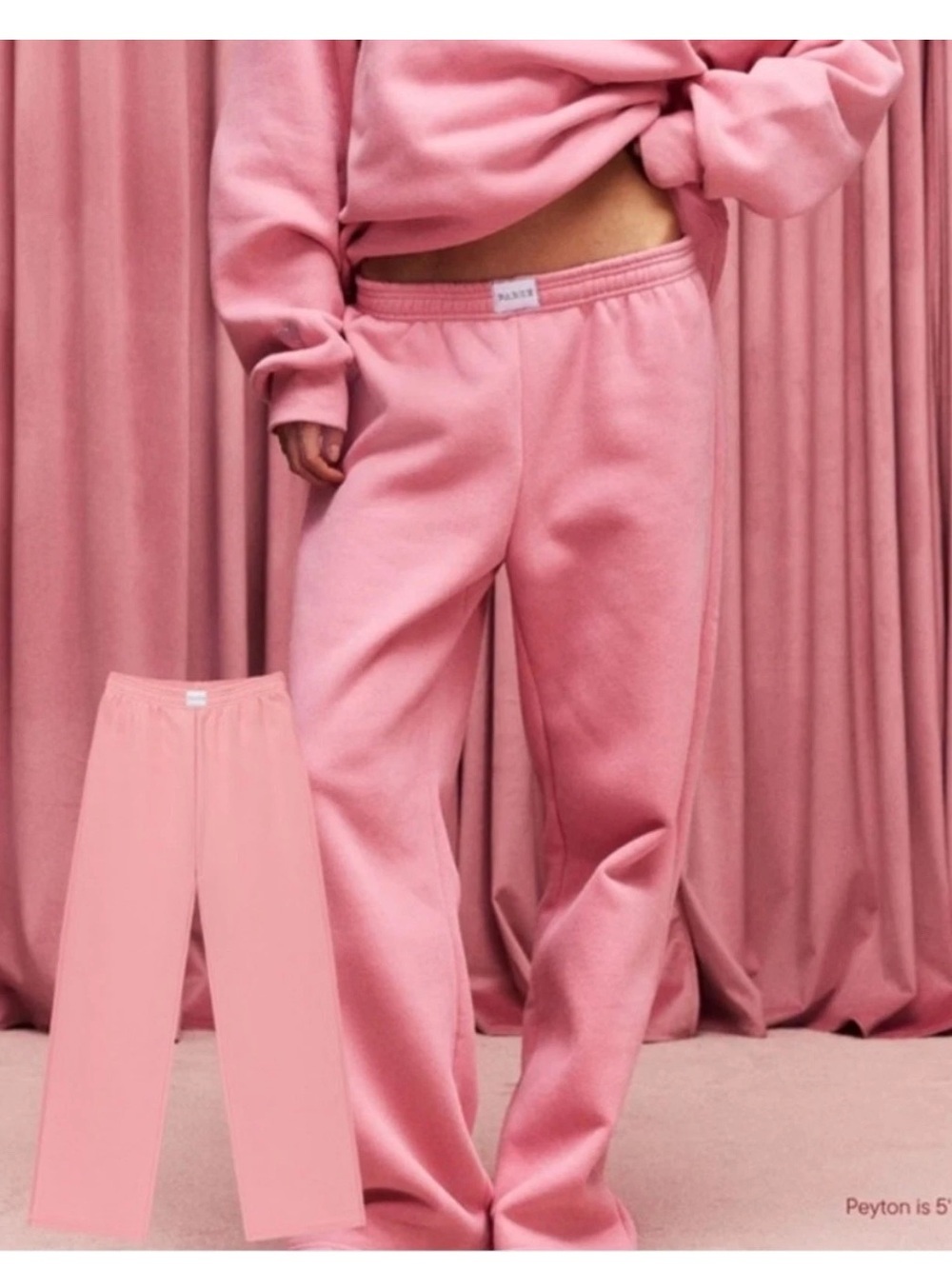PARKE Boxer Sweatpants in Pink